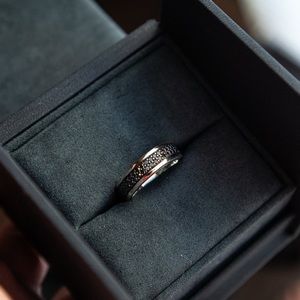 David Yurman Men’s Black Diamond Ring